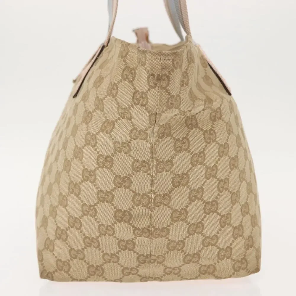 Gucci GG Canvas Tote Bag Beige